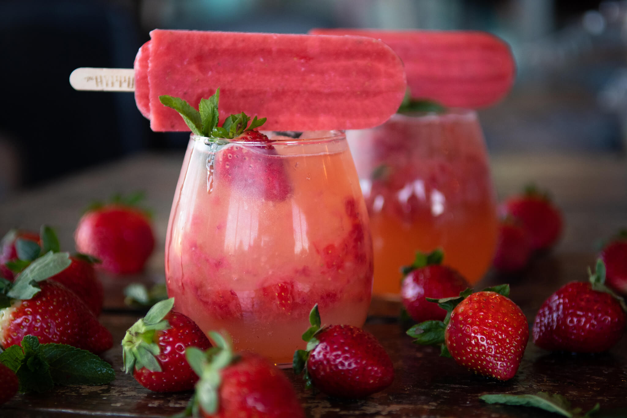 Strawberry Mint Moscow Mule Poptail - Wish Farms