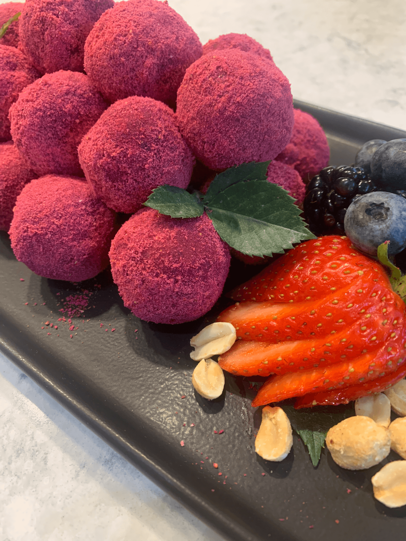 PB & J Energy Balls | Wish Farms Strawberry Recipes