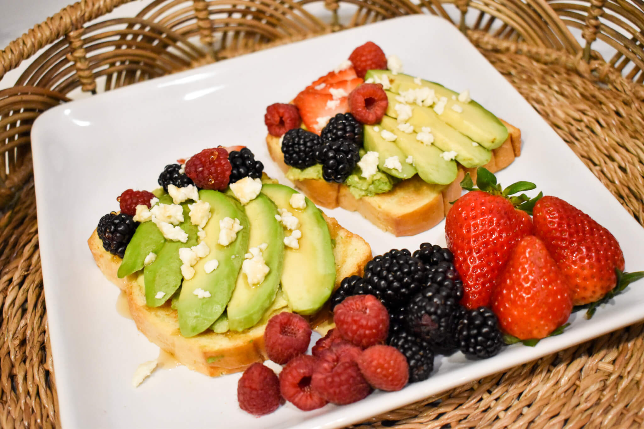 Berry + Honey Avocado Toast - Wish Farms