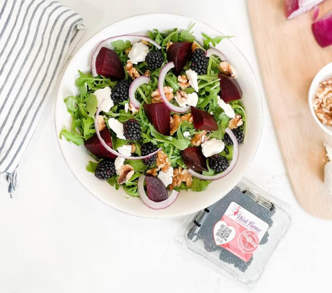 Fall Blackberry Beet Salad - Wish Farms