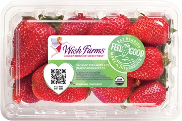 Image of Wish Farms Strawberry Organic Clamshell
