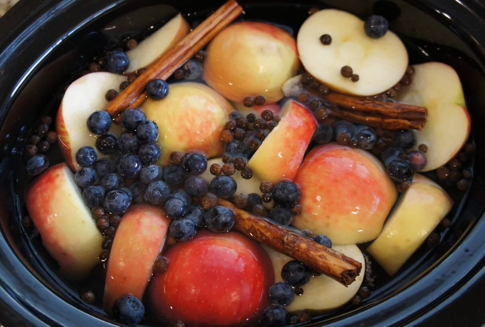 Hot Fall Harvest Blueberry & Apple Cider - Wish Farms