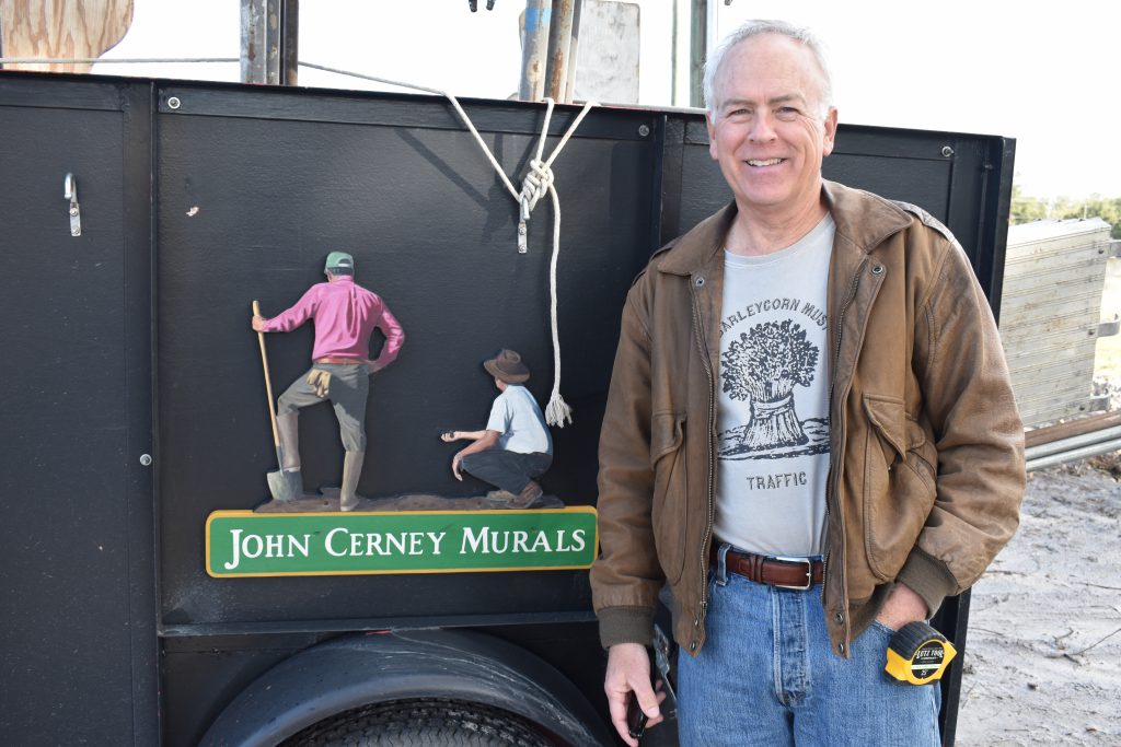 Highway Artist Giant Farmers on I4 Wish Farms Plant