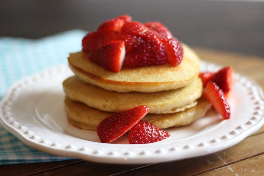 strawberry pancakes