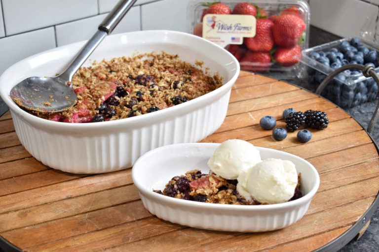 Classic Mixed Berry Crisp Recipe from Emily Ellyn Wish Farms