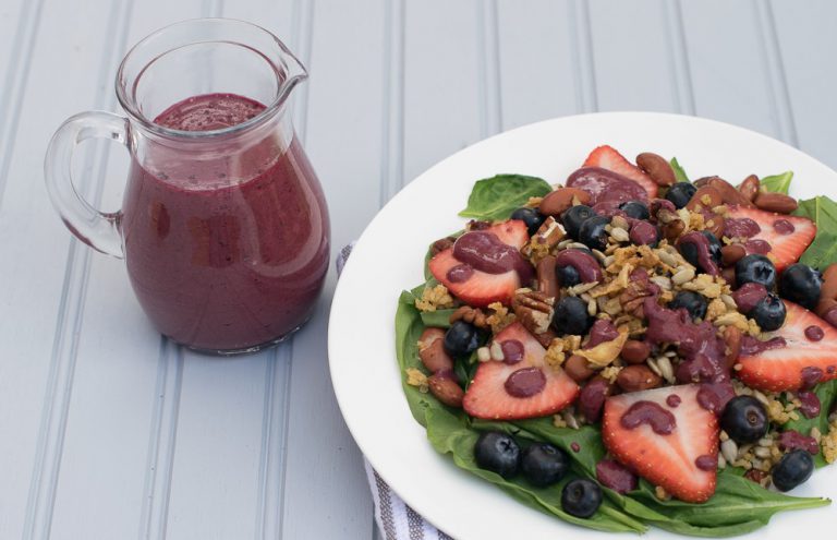 Triple B Salad With Blueberry Pomegranate Dressing - Wish Farms