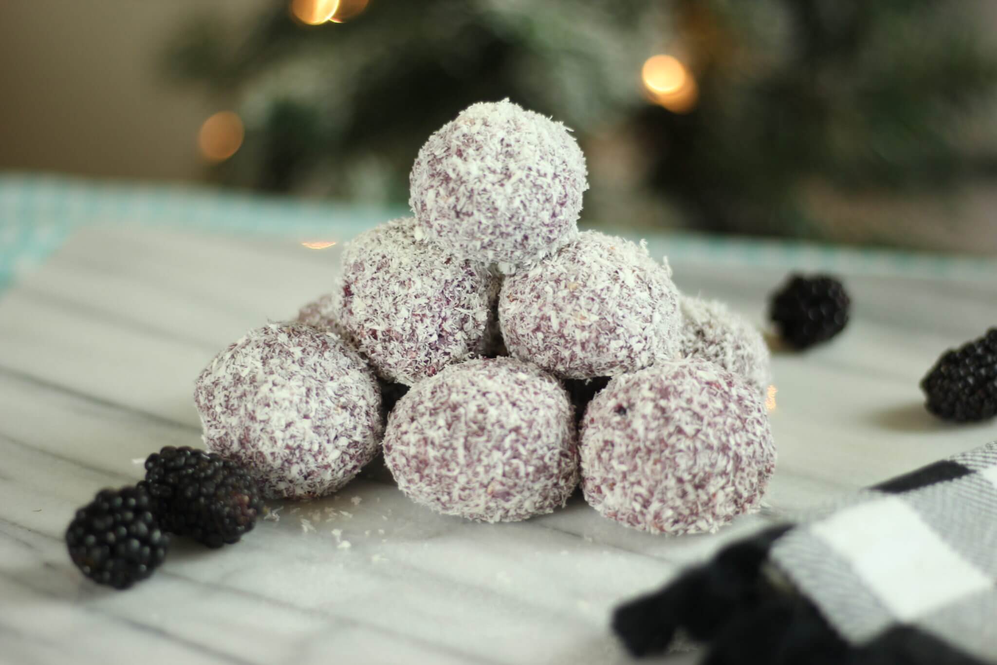 Blackberry Snowballs
