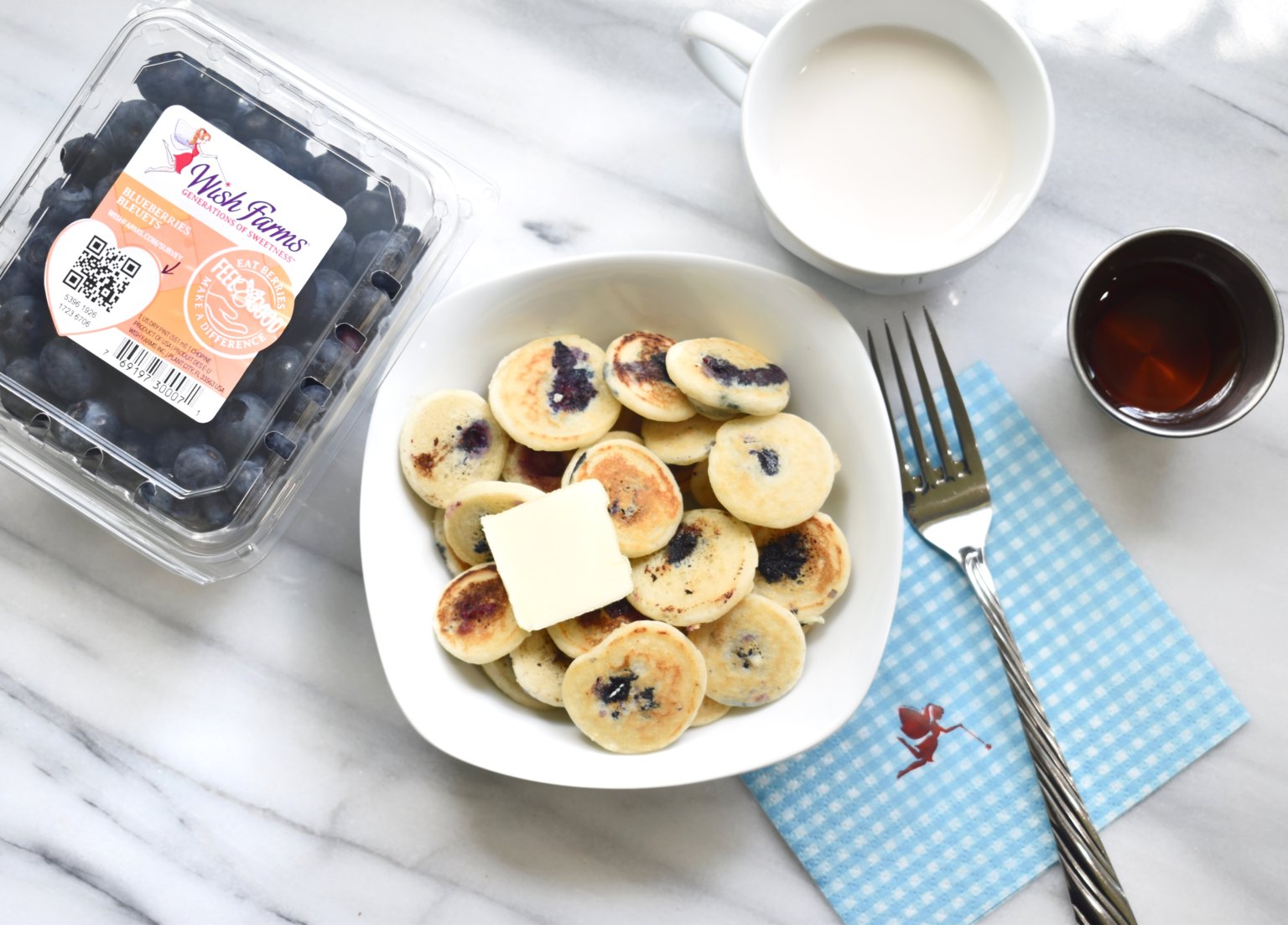 Blueberry Mini Pancake Cereal Recipe Wish Farms Blueberry Recipes
