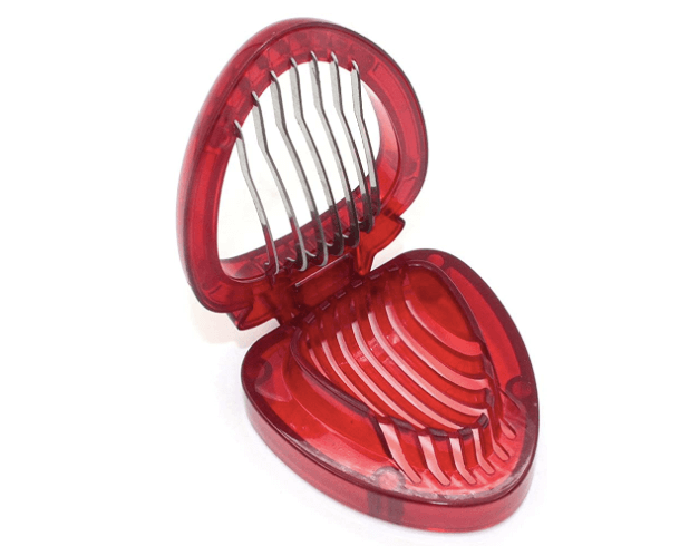 1pc Plastic Strawberry Slicer