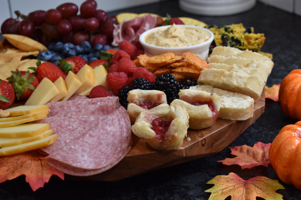 Cranberry Raspberry Brie Bites