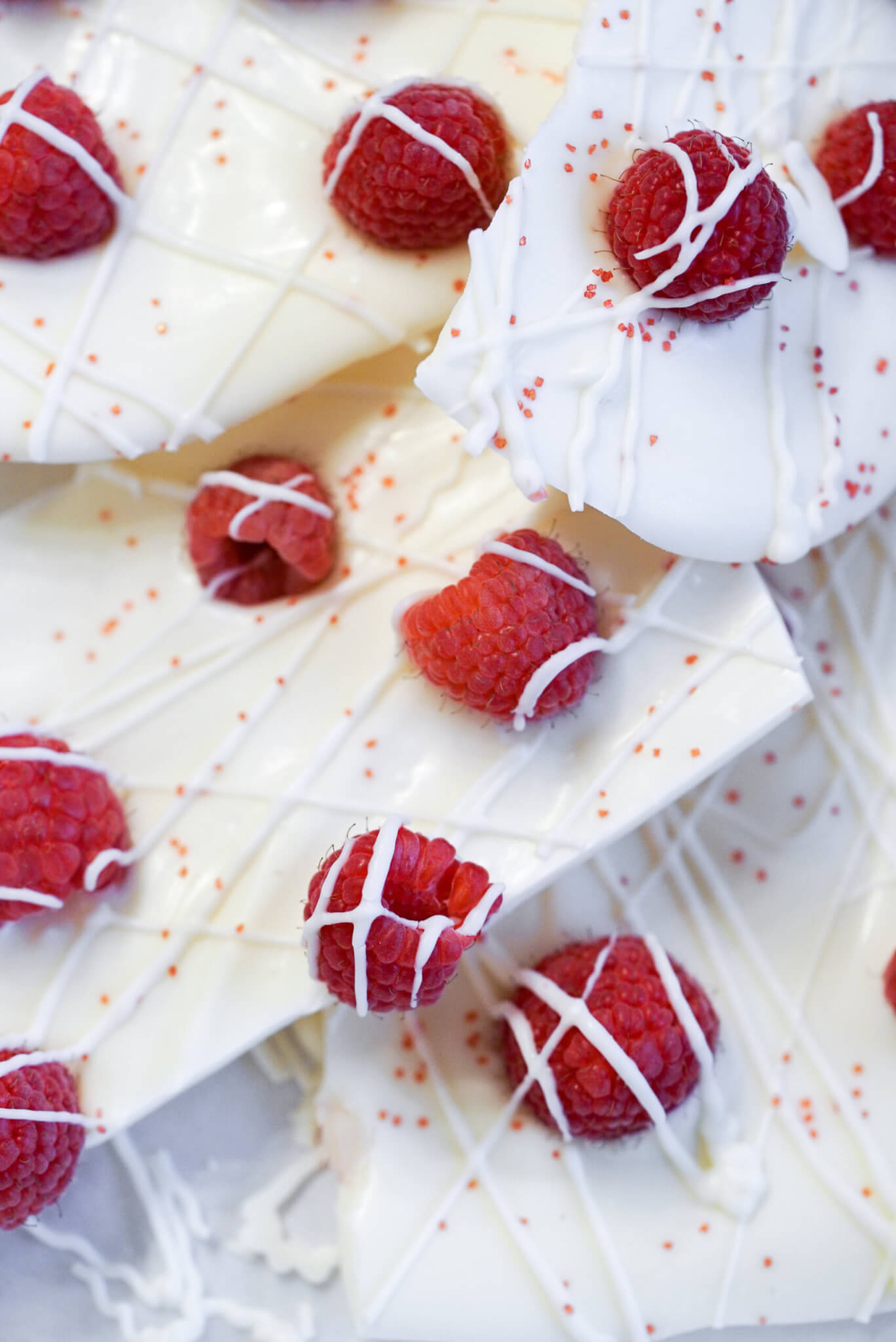 Raspberry White Chocolate Bark Wish Farms Raspberry Recipes