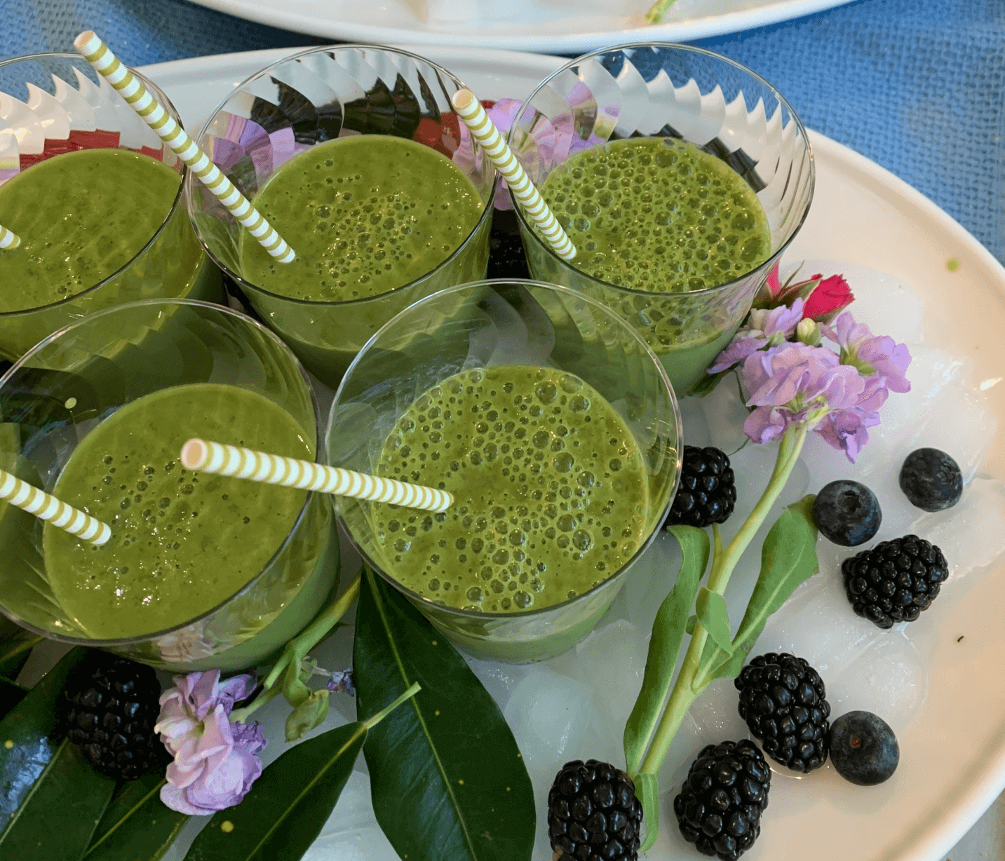 Green Berry Detox Smoothie | Wish Farms Berry Recipes