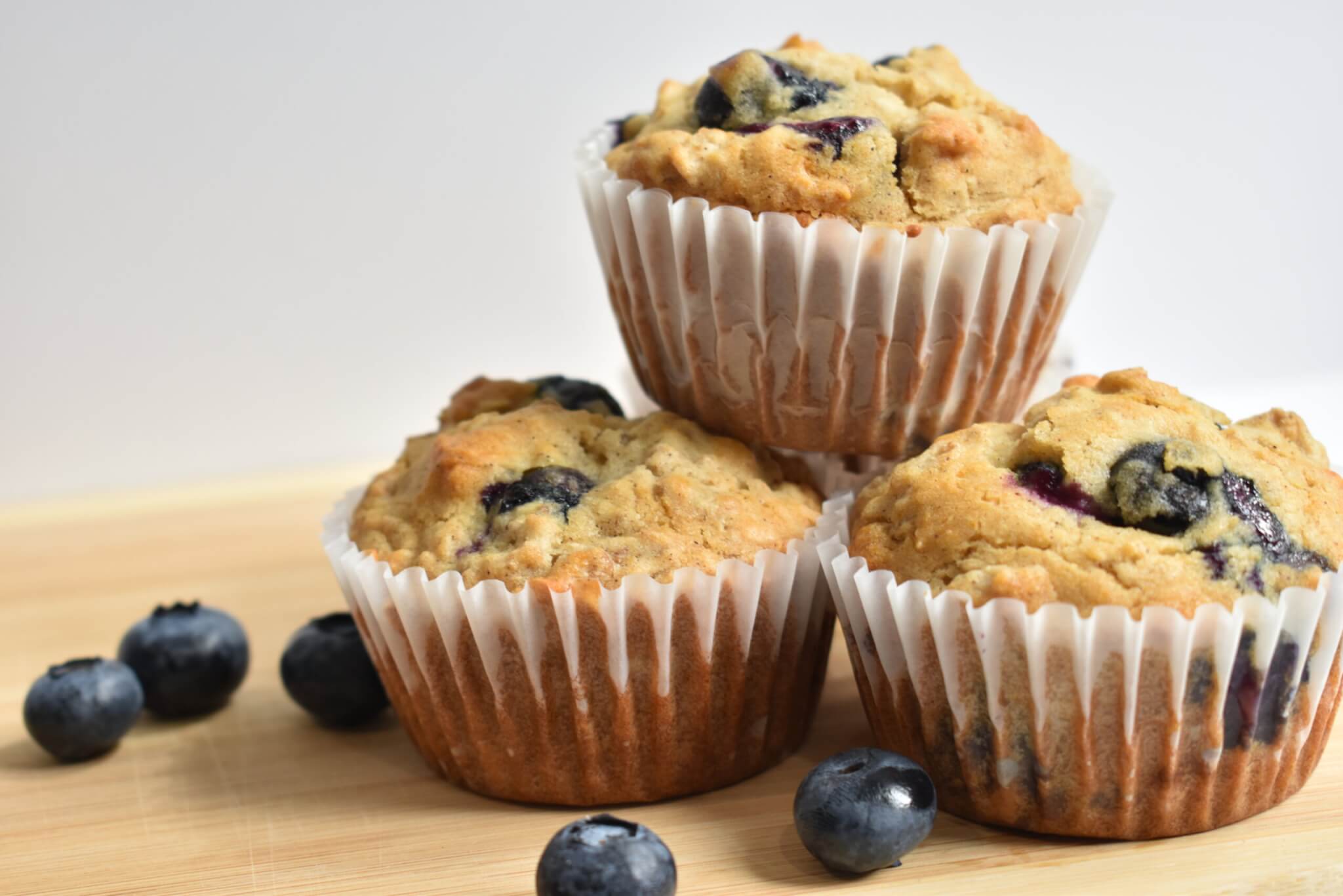 Blueberry Oatmeal Muffins | Wish Farms Blueberry Recipes