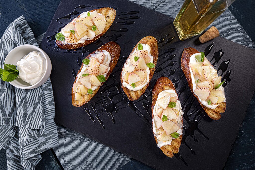 Pineberry Bruschetta Recipe