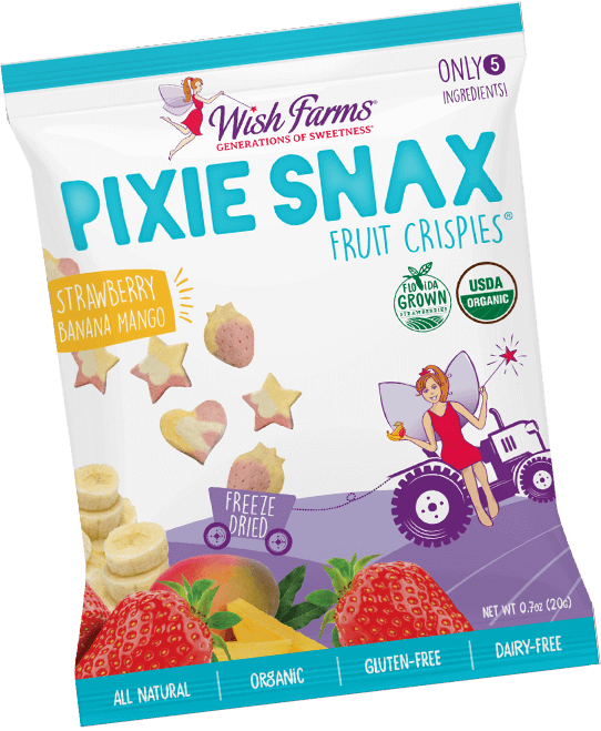 image of Strawberry Banana Mango Pixie Snax Package