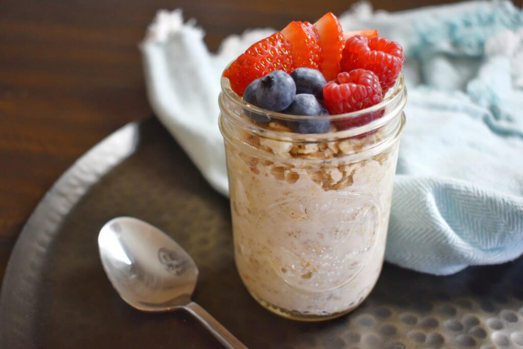 Triple Berry Overnight Oats Recipe