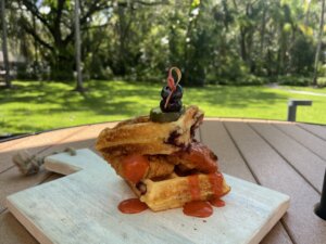 Berry Hot Chicken and Waffles Recipe