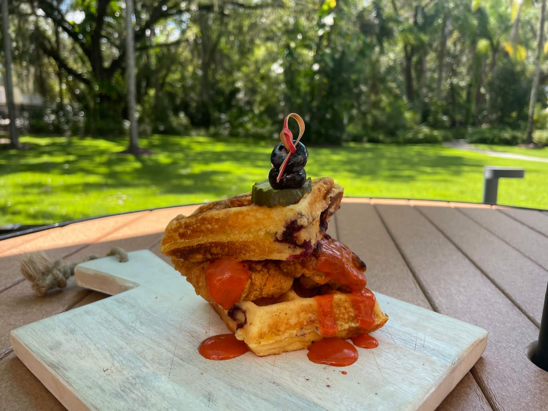 Berry Hot Chicken and Waffles Recipe | Wish Farms