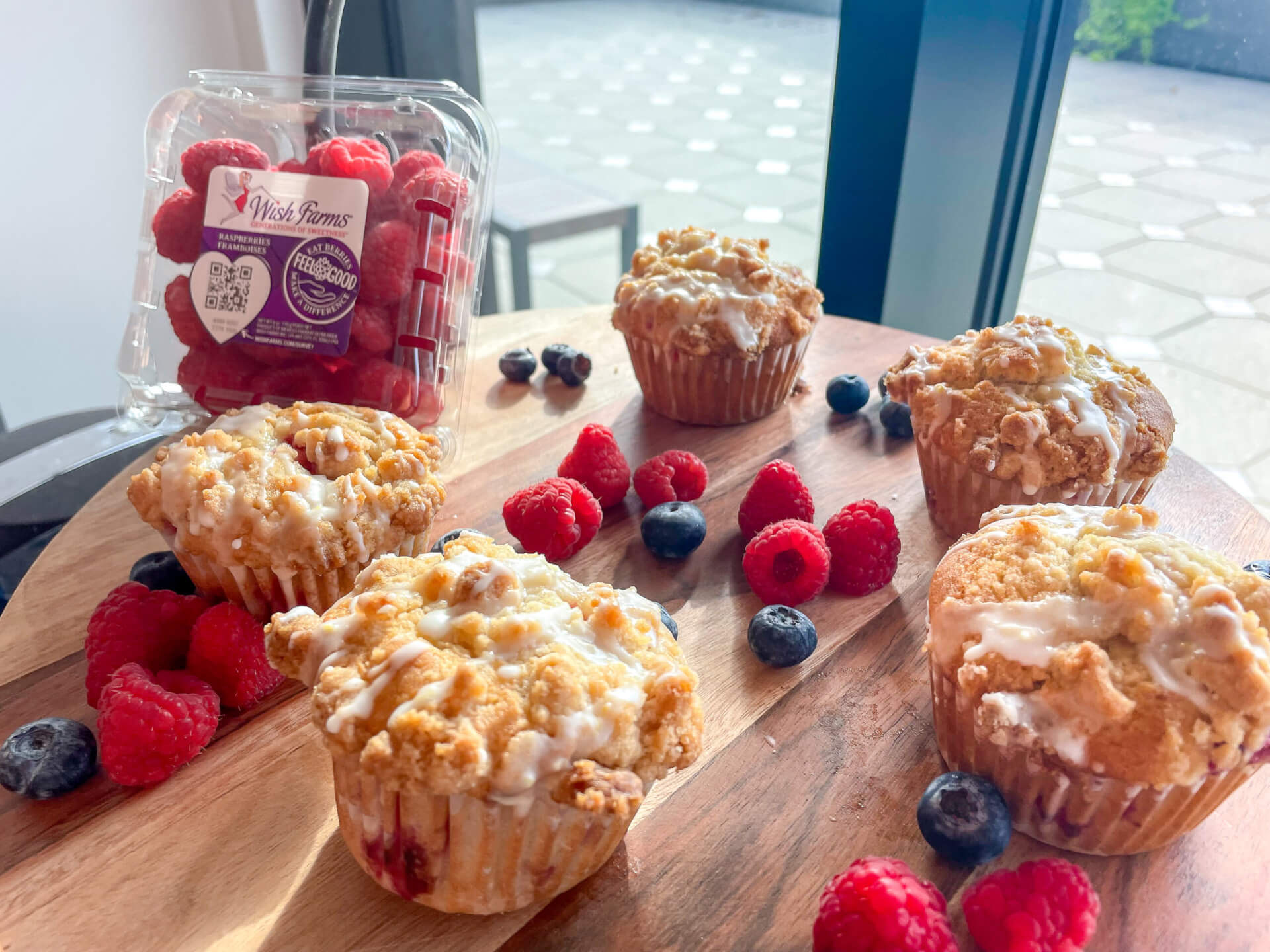 Raspberry Lemon Muffin Recipe | Wish Farms