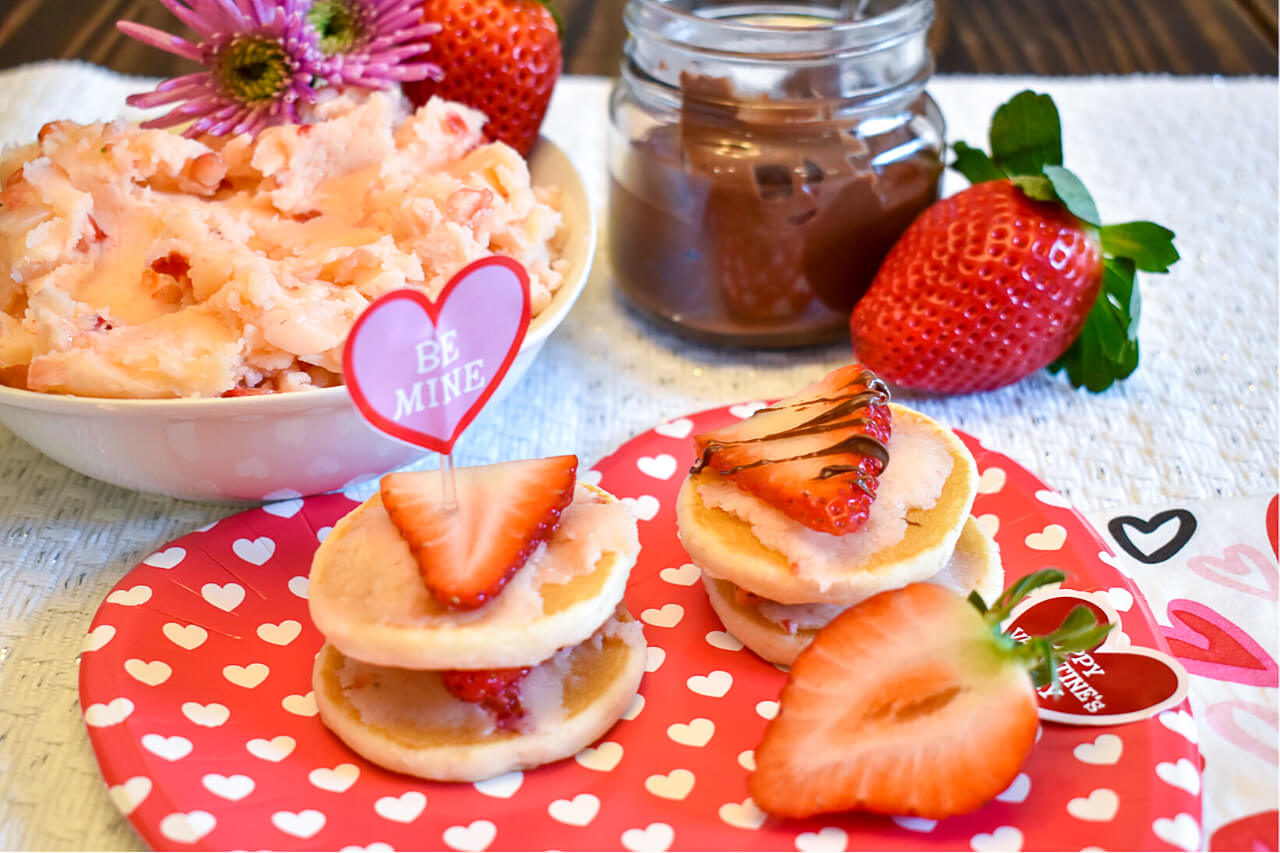 Berry Pancake Finger Sandwiches | Wish Farms Strawberry Recipes