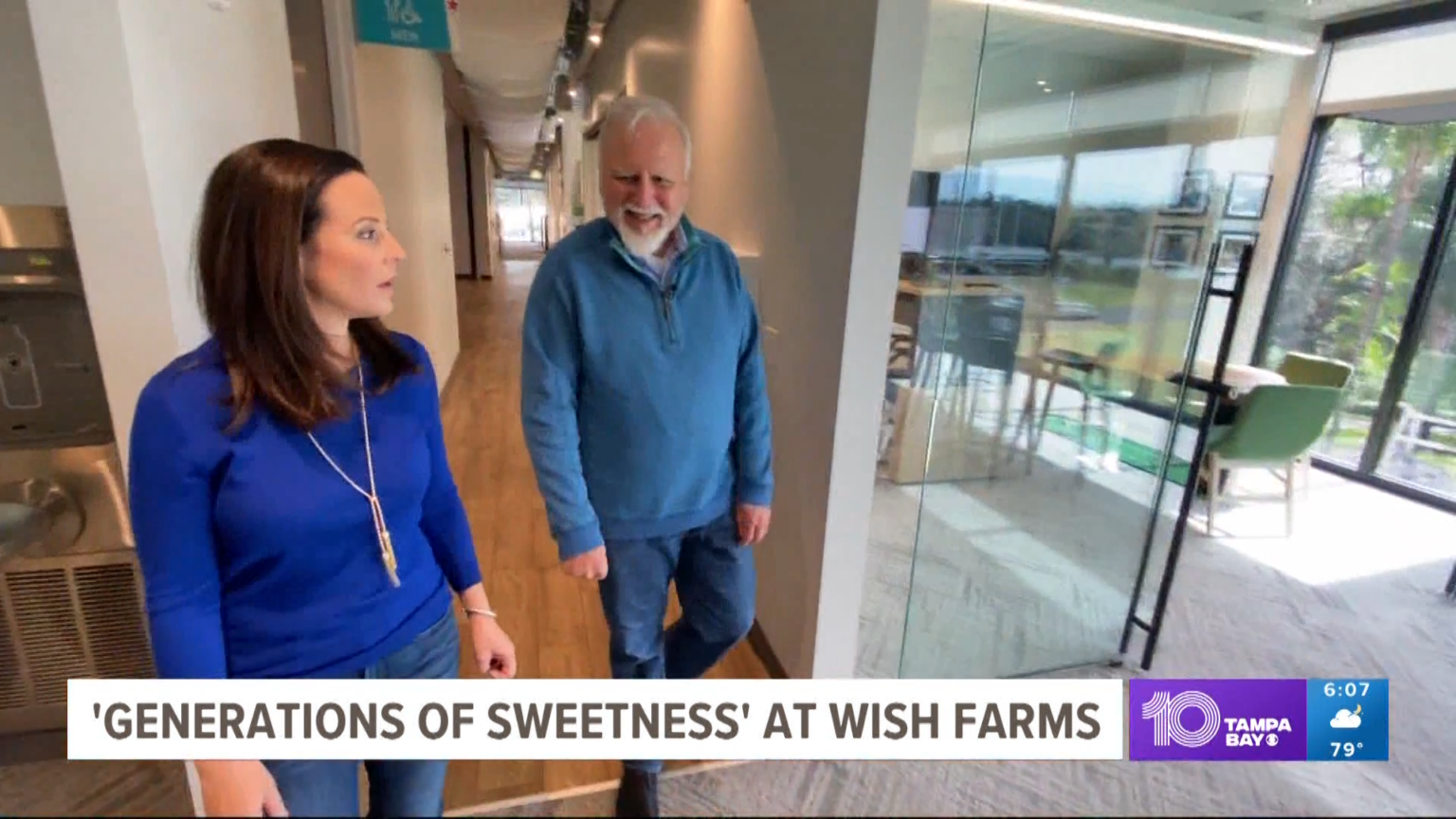 10 Tampa Bay visits Wish Farms Headquarters to Celebrate a Century of