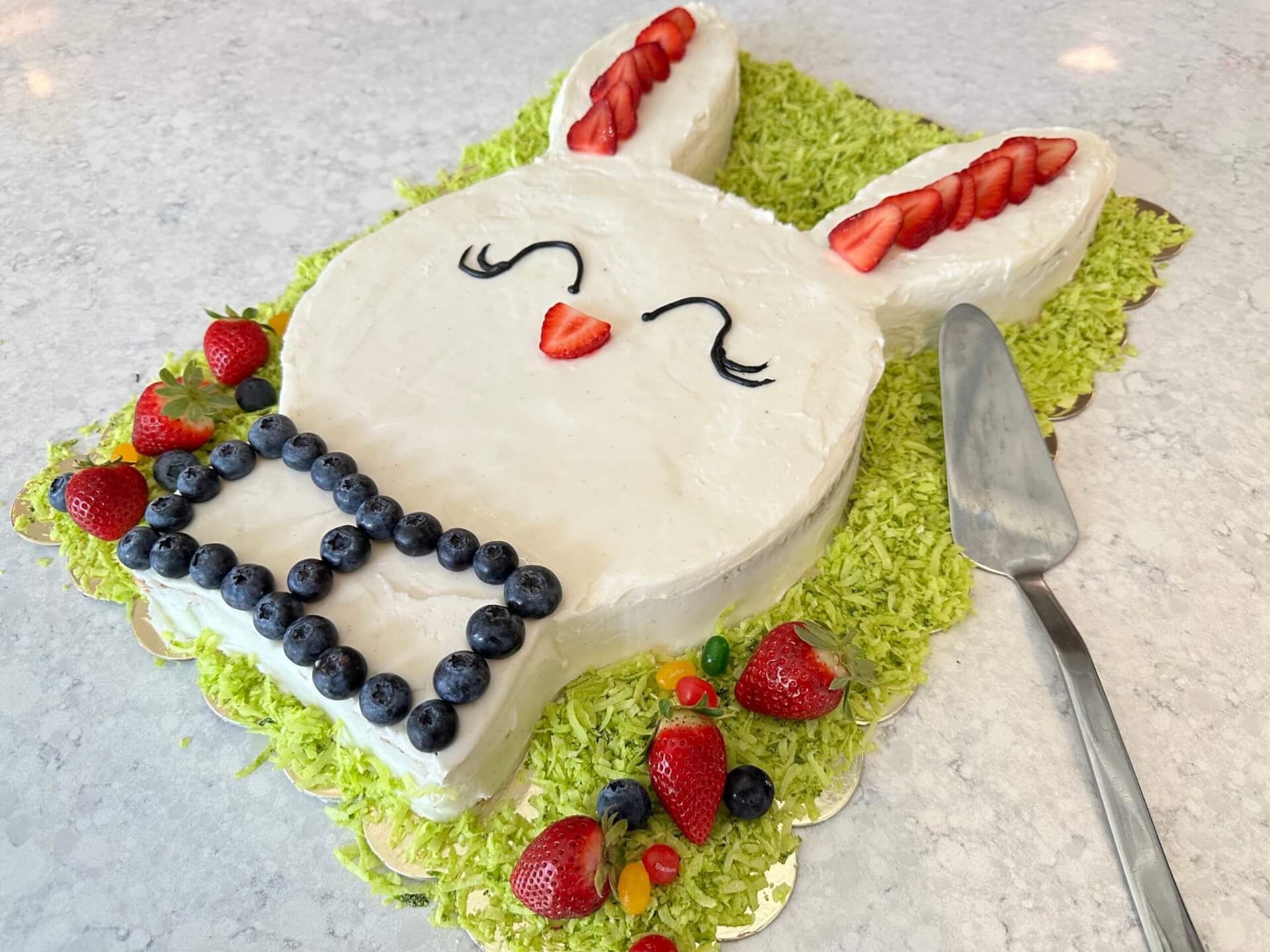 Berry Easter Bunny Cake - Wish Farms