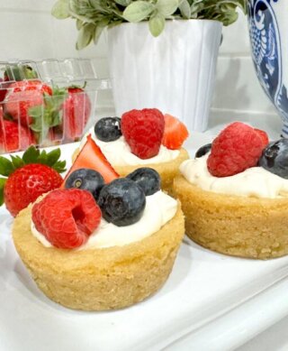 Sugar Cookie Cups with Mixed Berries from Wish Farms
