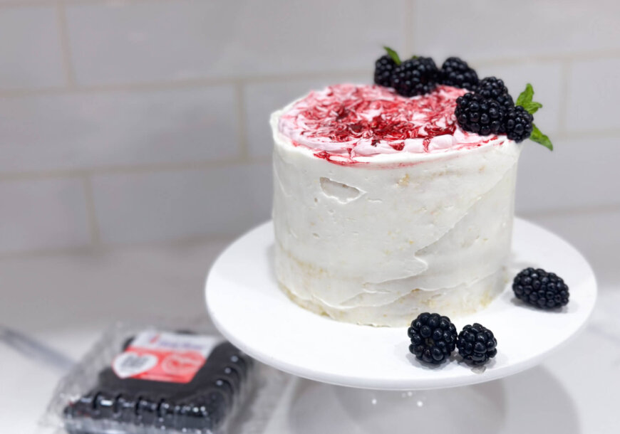 Upgrade your store bought cake with this berry easy hack from Wish Farms