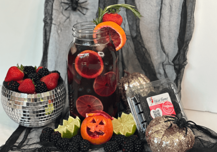 Wish Farm's Mixed Berry Spooky Sangria Recipe