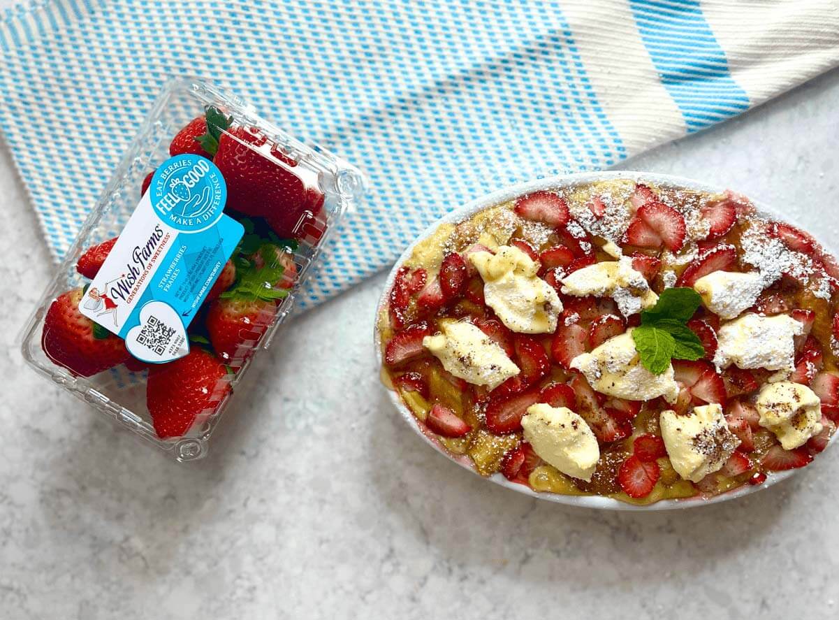 Strawberry French Toast Bake | Wish Farms Recipe