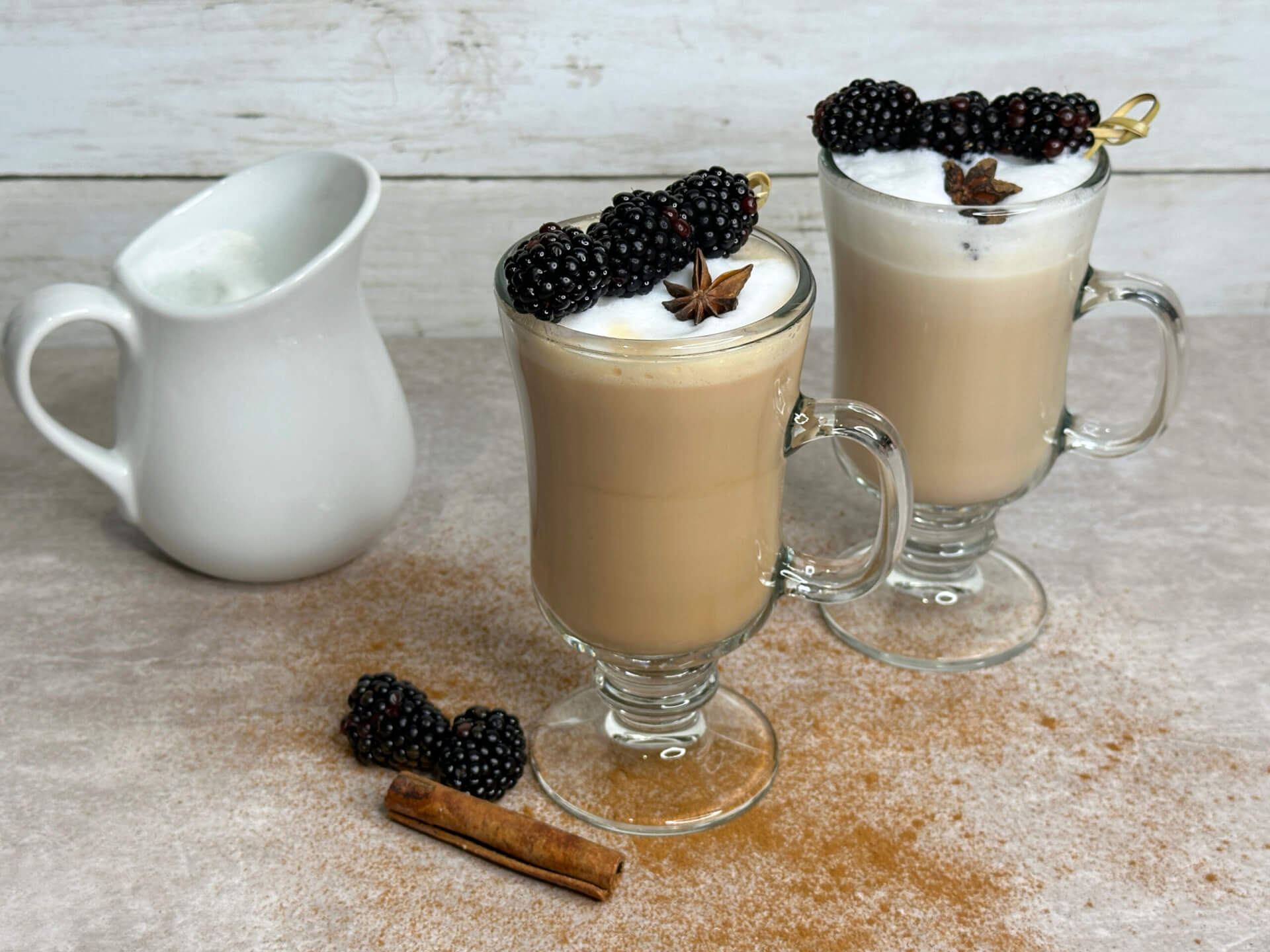 Blackberry White Chocolate Mocha Recipe I Wish Farms