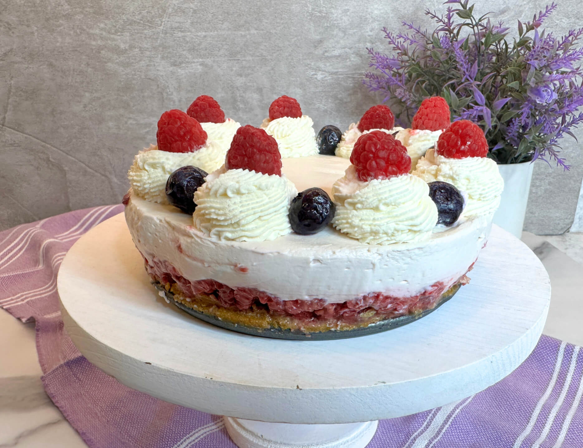 No Bake Berry Cheesecake Recipe I Wish Farms