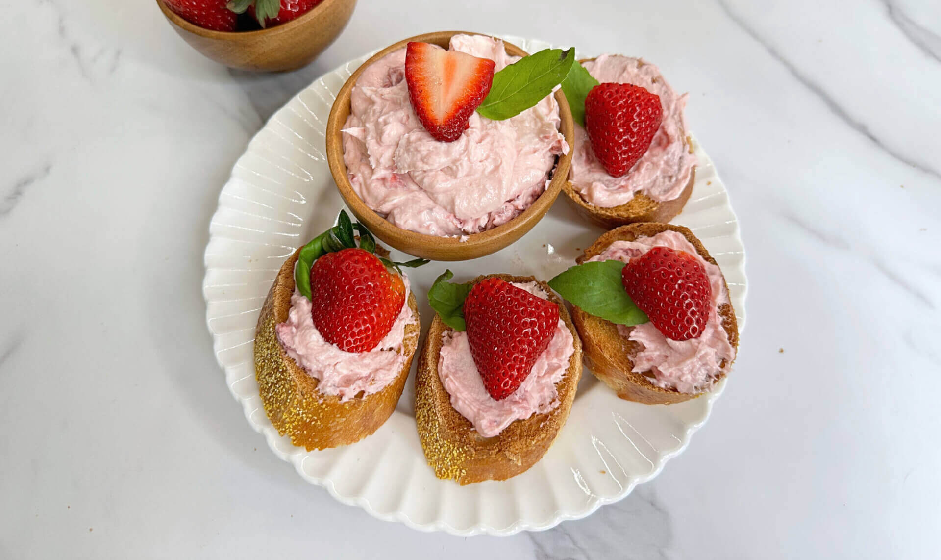 Strawberry Honey Goat Cheese Spread Recipe | Wish Farms