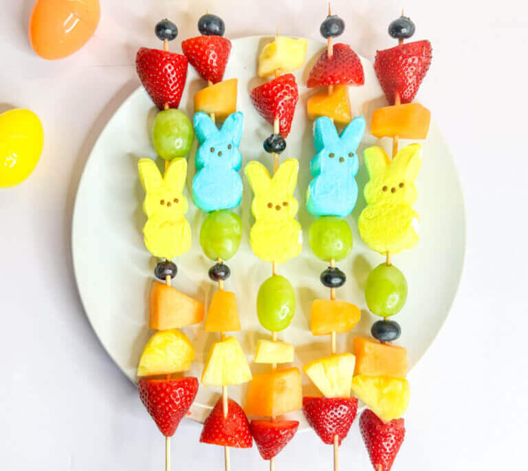 Easter Fruit Kebabs