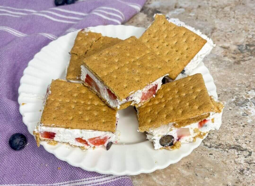 Berry Frozen Yogurt Sandwiches Recipe I Wish Farms